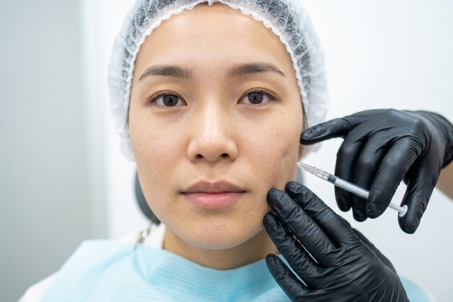 Botox for forehead and frown lines at Brookswood Shine Dental